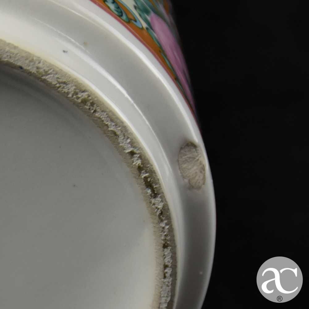 Jarra / Jarrão porcelana da China, decoração Mandarim