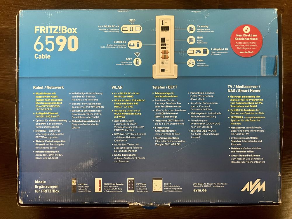 Роутер Fritz Box 6590
