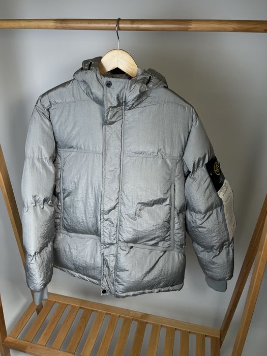 Stone island куртка сірий і жовтий