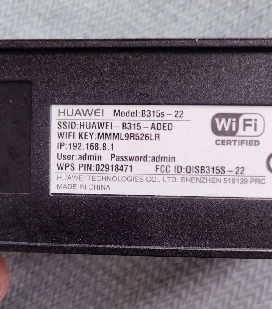 Huawei B315s-22 router 4G LTE