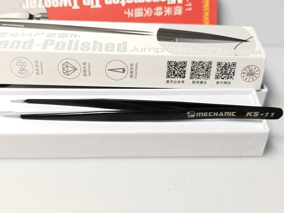 Прецизионный Пинцет Mechanic KA-11 KS-11  (прямой / не гнущийся)
