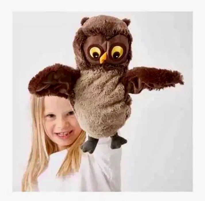 NOWA IKEA Vandring uggla pacynka sowa na rękę