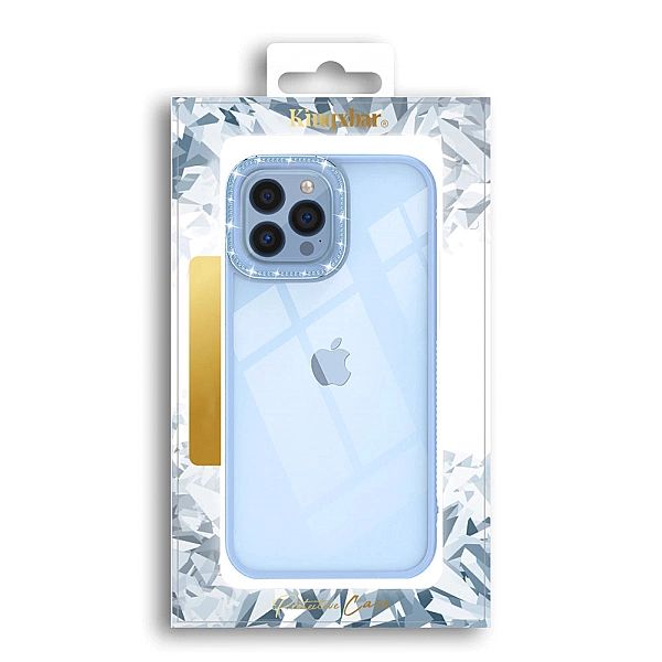 Kingxbar Sparkle Series etui iPhone 13 Pro z kryształami obudowa pokro