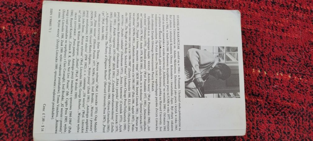 Tablica z Macondo Stanisław Barańczak