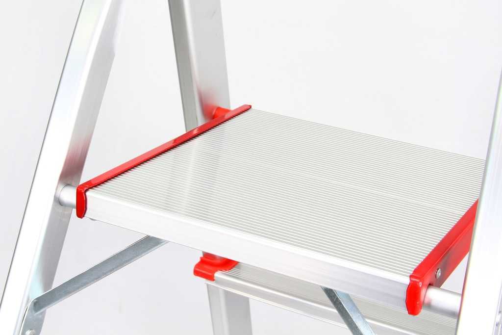 DRABINA drabinka domowa 3 stopniowa aluminiowa ALU3 MOCNA podest 150KG