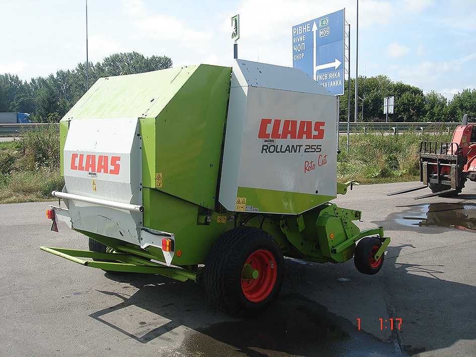 Пресс подборщик Claas Rollant 255 (Тюкопрес, Прес підбирач рулонний)