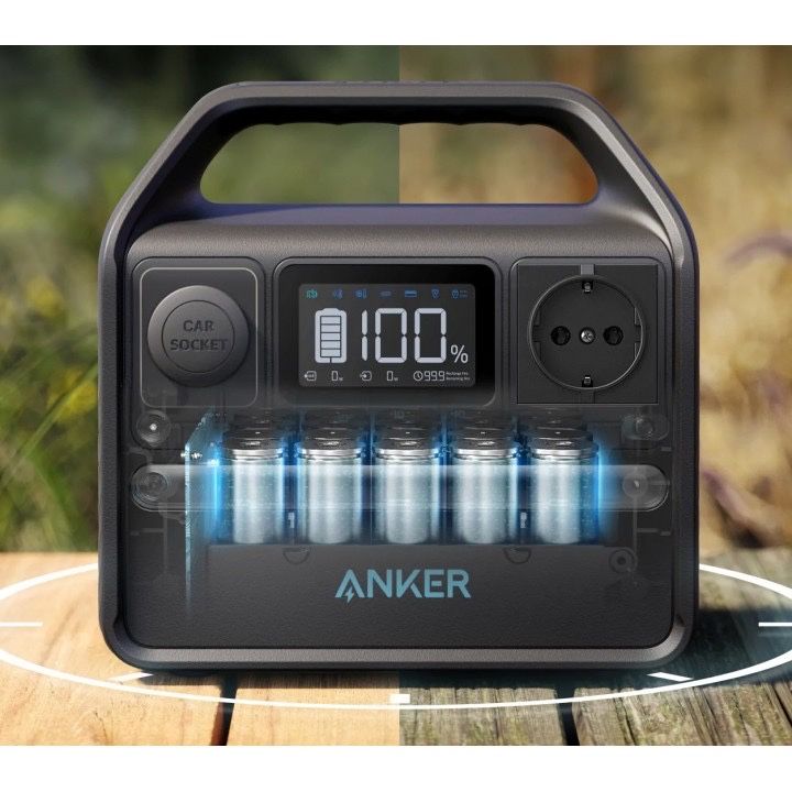 Зарядна станція Anker 521 256 wh розетка 220 v, станція Anker