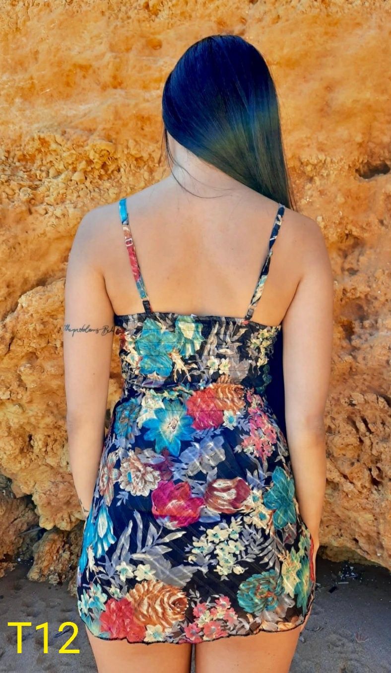 Tops em seda e algodão