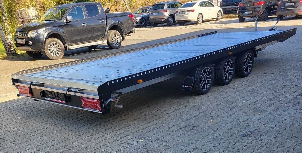 Laweta - przyczepa 100%  aluminiowa 6 x 2,1 DMC 3500 kg.