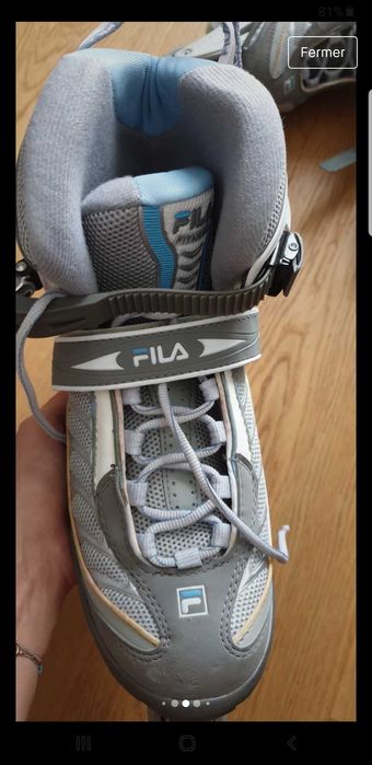 Patins em linha usados 1 única vez