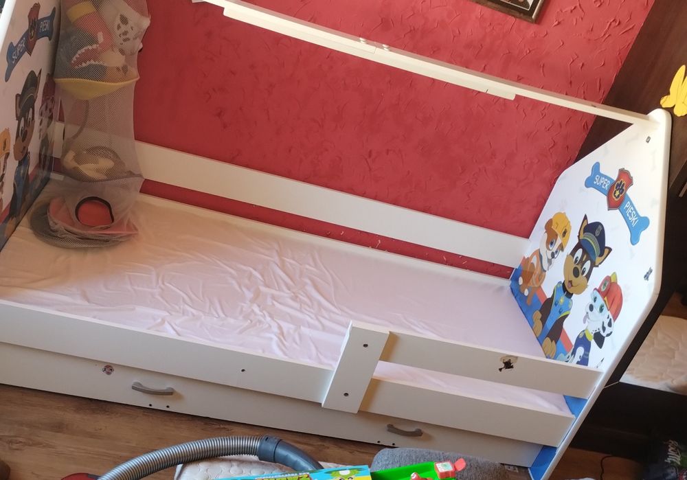 Łóżko dziecięce Psi Patrol domek