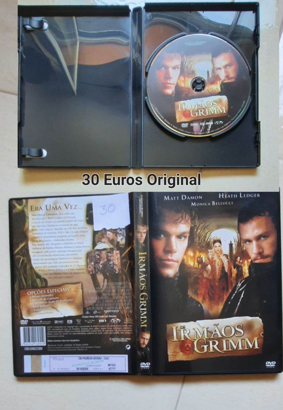 DVD's originais alguns novos por estrear de vários preços.