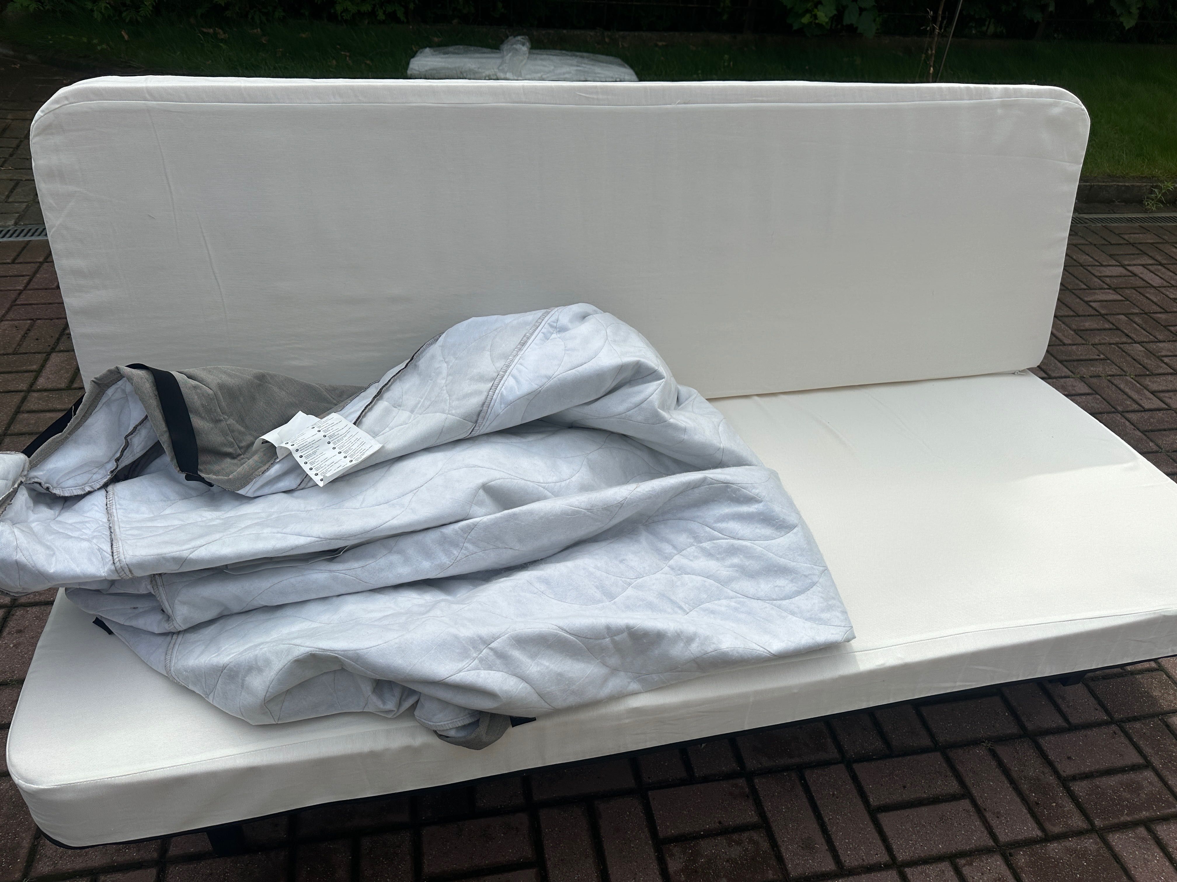 IKEA NYHAMN sofa 3 osobowa z materacem