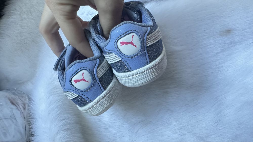 Puma shine  кроссовки на липучках детские 12.5 см