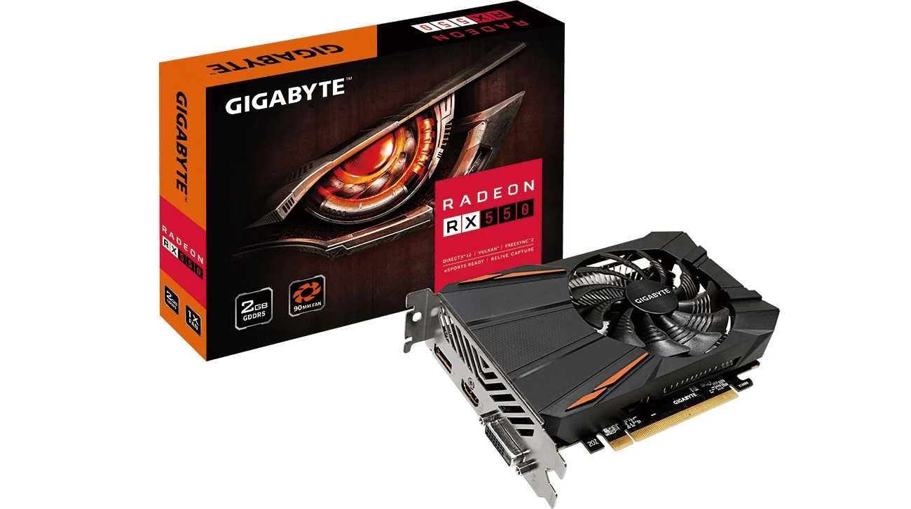 Karta graficnza Radeon RX 550 2GB od GIGABYTE