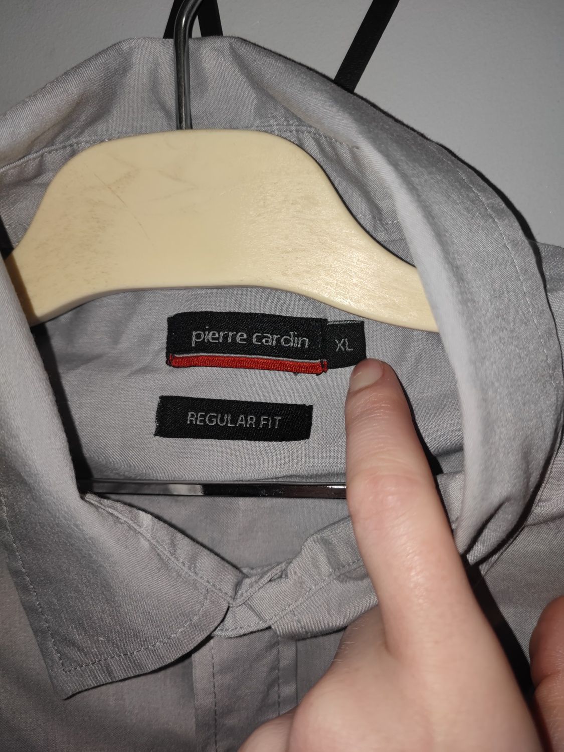 Gładka koszula z krótkim rękawem Pierre Cardin XL