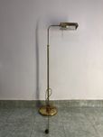 Lampa stojąca vintage złota sprawna
