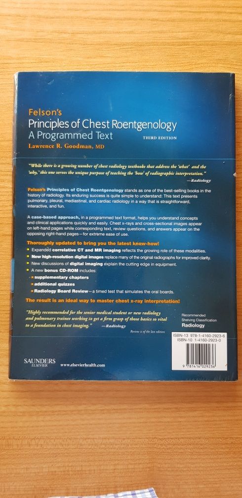 Felson's Principles of Chest Roentgenology: A Programmed Text (3a ed)