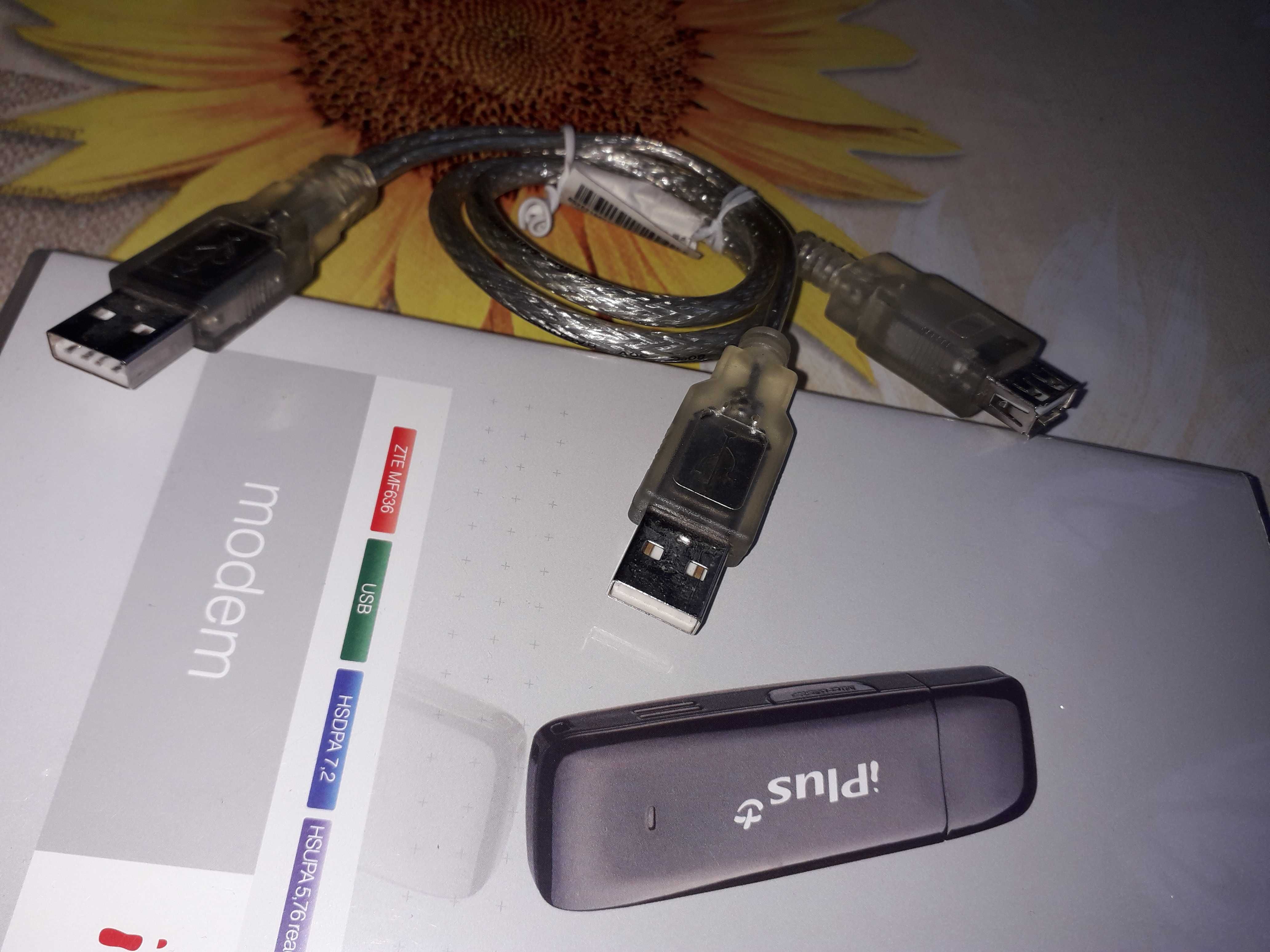 Modem USB ZTE MF 636 - uszkodzony, ale do łatwej naprawy