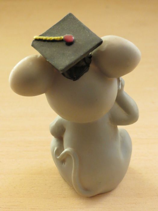 Мышонок бакалавр ! статуэточка