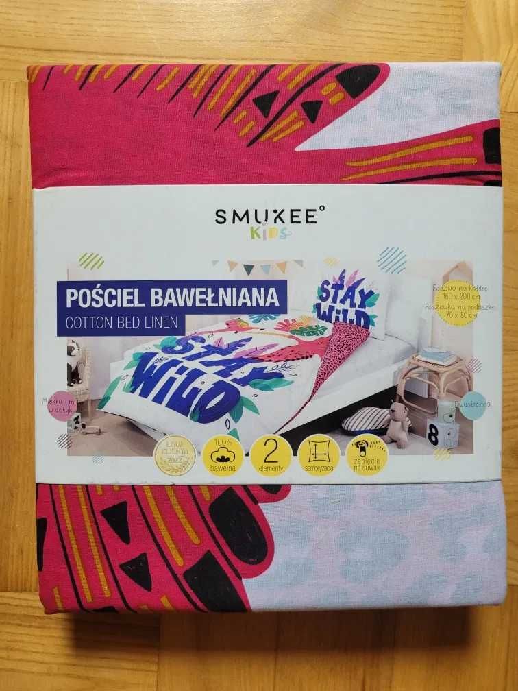 NOWA pościel bawełniana Smukee 160x200 stay wild 100% bawełna