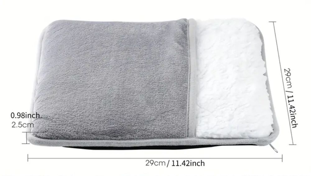 USB грелка для ног портативный коврик с подогревом