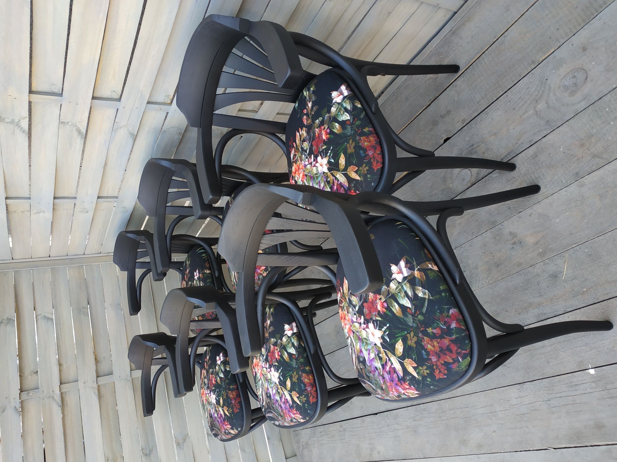 Krzesła czarne Thonet Vintage, LOFT 25szt.
