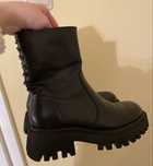 Buty skórzane marki Badura, czarne, rozmiar 38