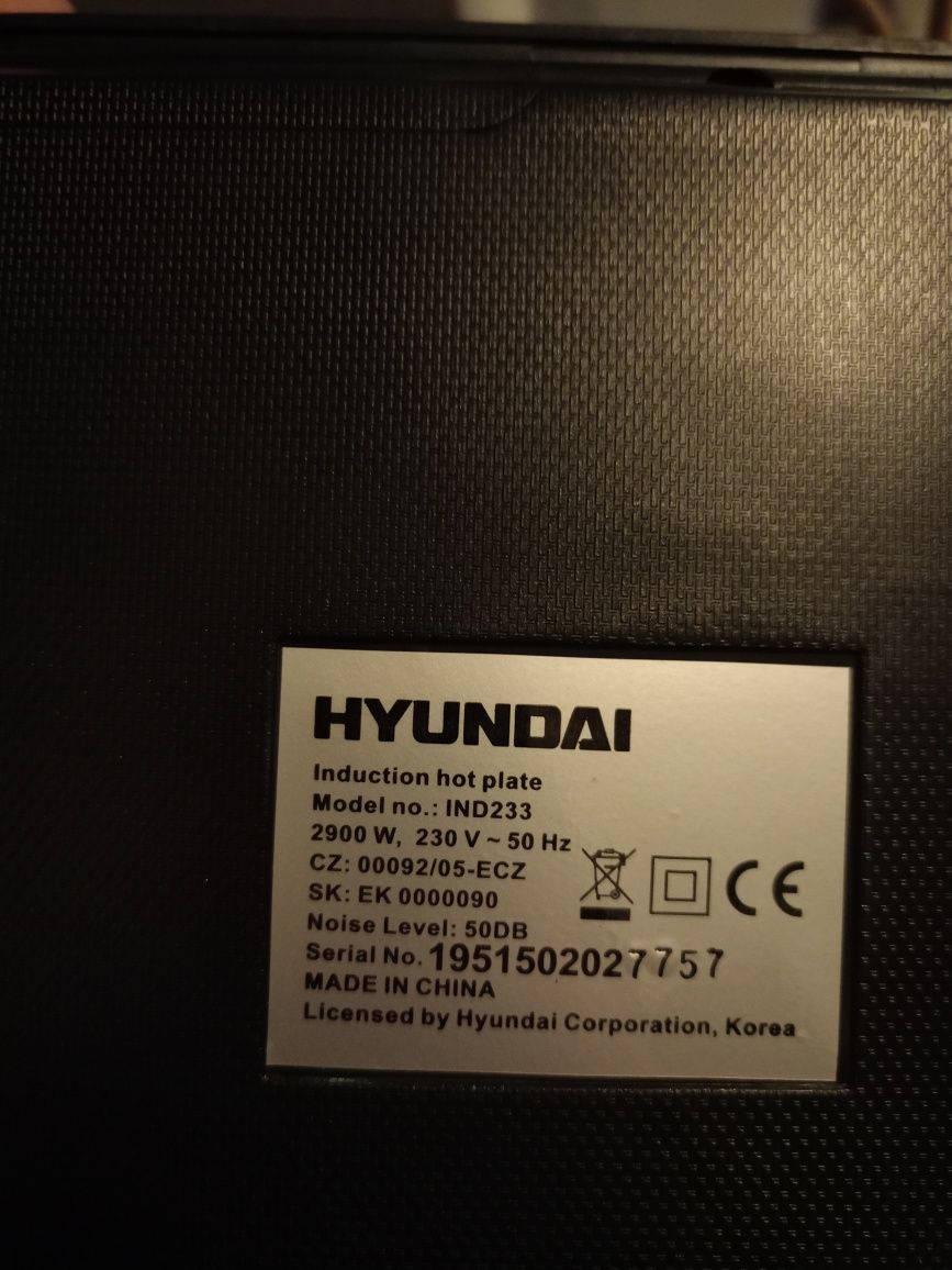 Kuchenka dwupalnikowa Hyundai