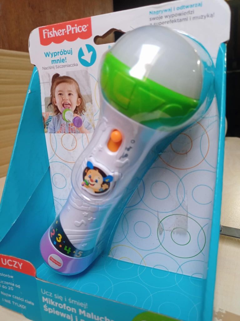 Mikrofon Fisher Price Śpiewaj i nagrywaj FBP38