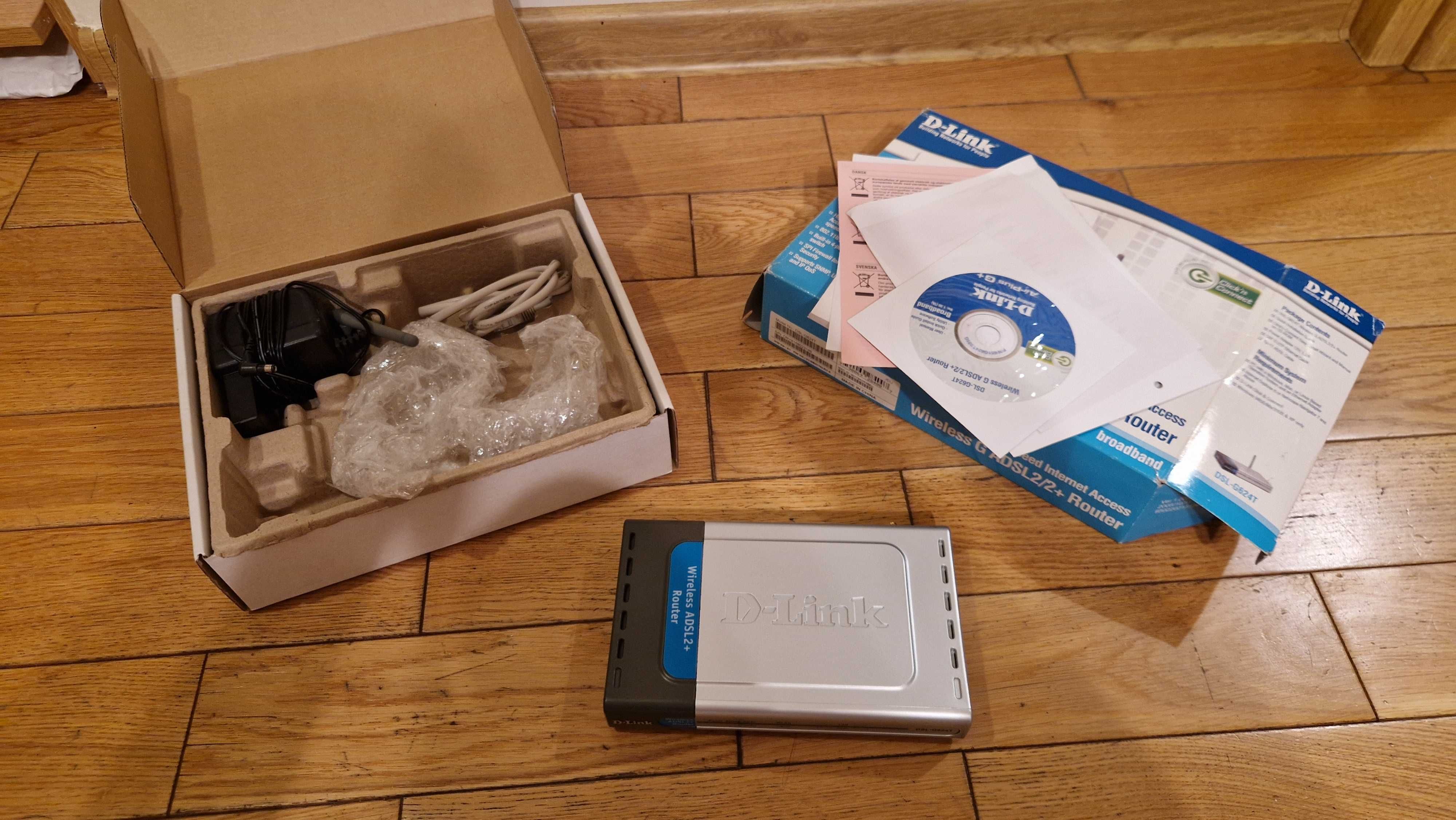 Ruter D--Link DSL-G624T Wireless G ADSL2/2+