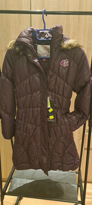 Kurtka zimowa fioletowa dla dziewczynki r 152