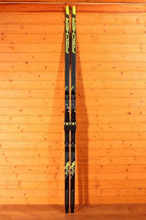Narty biegowe Fischer Twin Skin Performance 202 cm, foki + kije + buty
