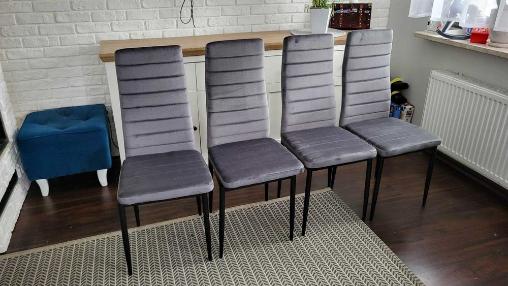 iękne i eleganckie krzesła VELVET w super cenie SUPER JAKOŚĆ