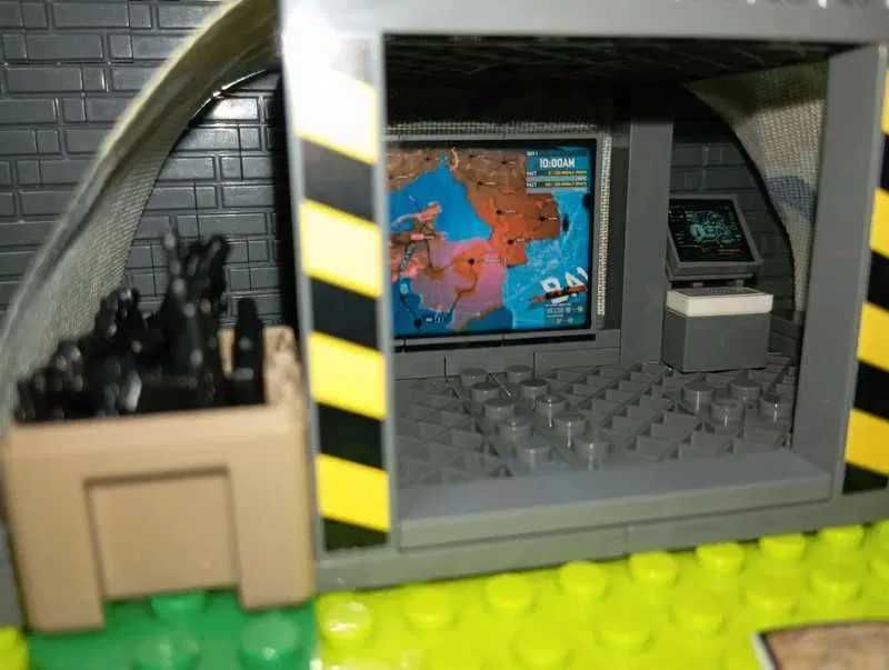 Zestaw Militarna Baza Wojskowa + 5 Figurki Żołnierzy USA jak LEGO Cobi