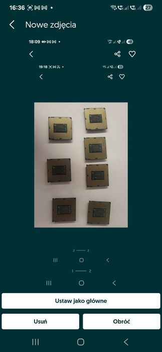 Procesor Intel Core i7-8700 3.20GHz (Nietestowane) Zakupiłem 7 proceso