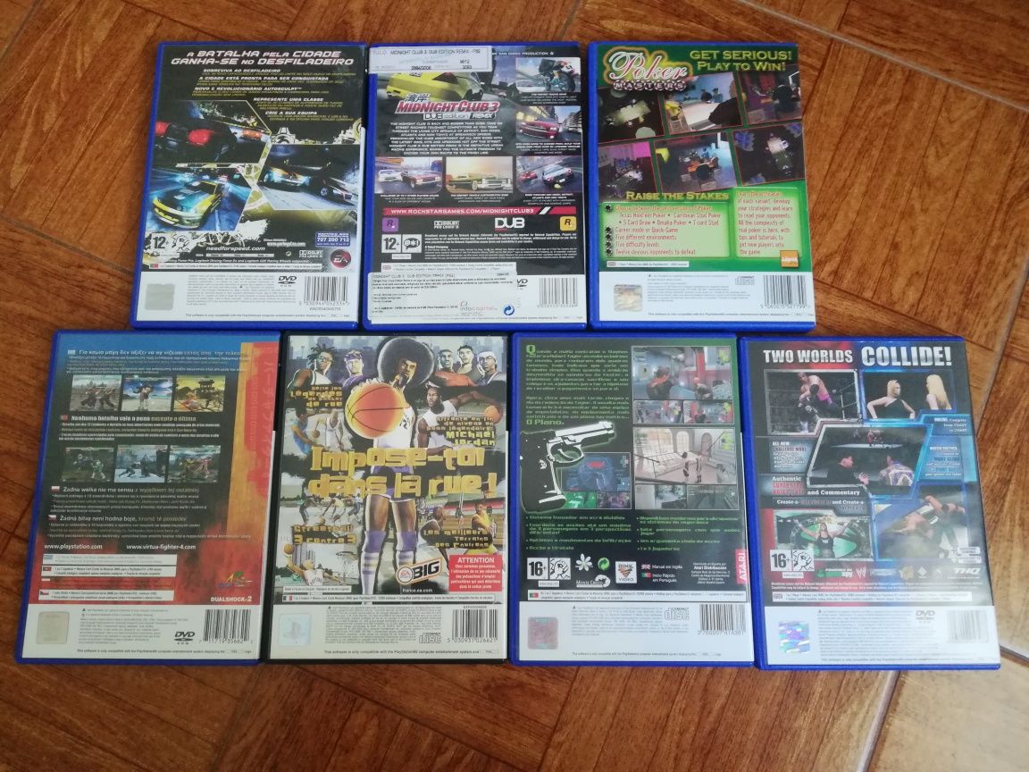 Jogos Playstation 2 Lote de 7