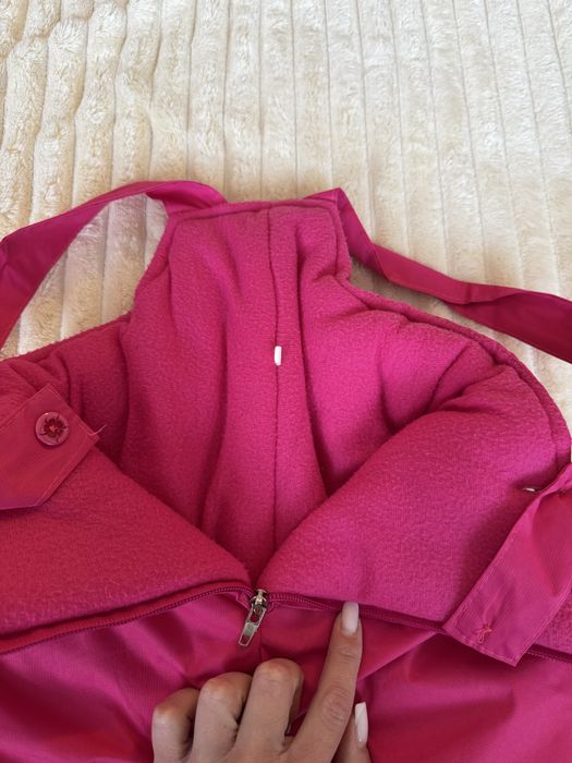 Теплий зимовий комбінезон на дівчинку