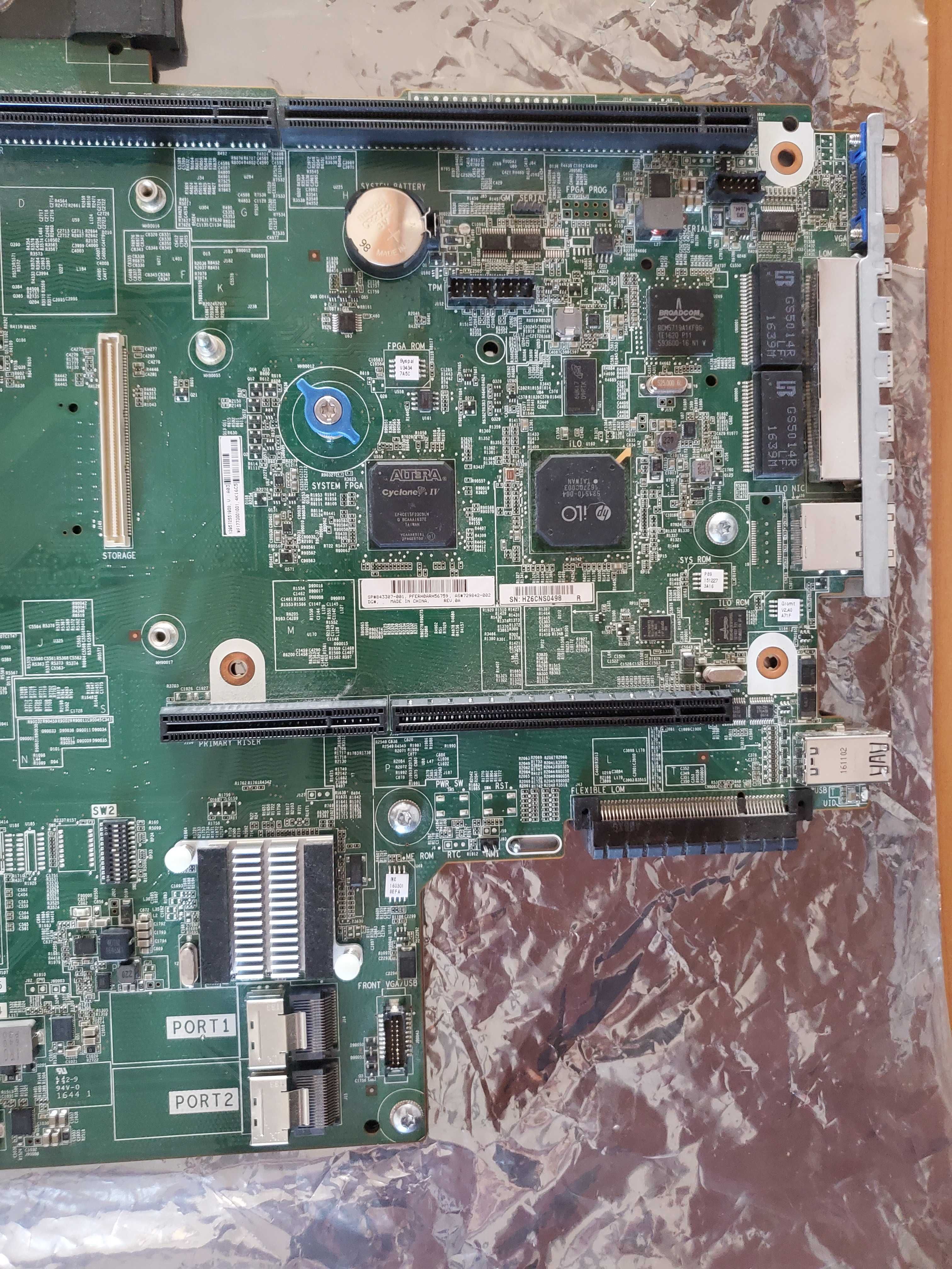 Материнська плата до серверів HP Proliant DL380/DL360 G9