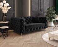 Sofa Kanapa Boston Chesterfield Pikowana Dwuosobowa VeroLux