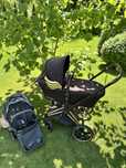 Cybex Priam Rosegold 2в1 в чорному кольорі