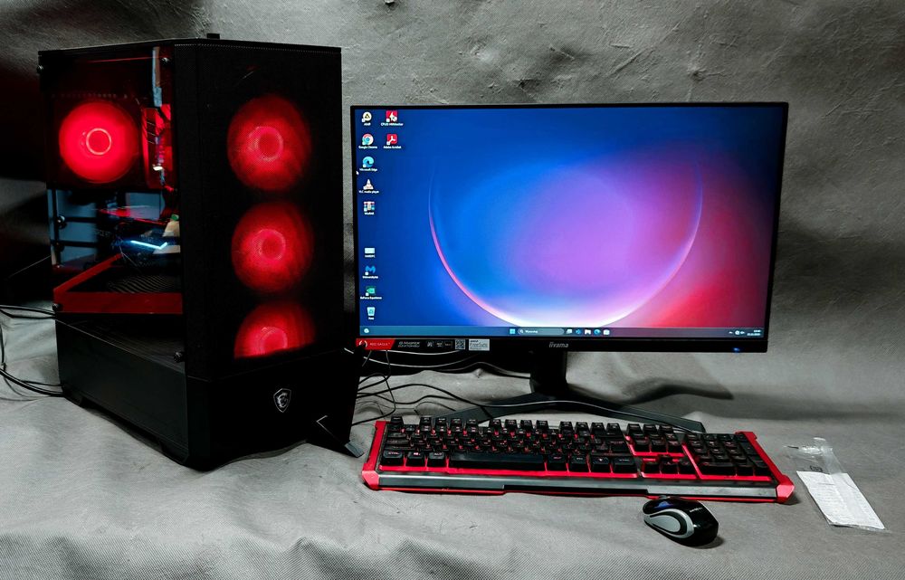 Komputer Gamingowy RTX 4060 i5 4.60 GHz 512GB SSD 16GB Monitor Rach GW