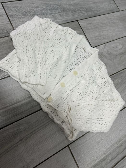 Sweterek ażurowy rozpinany