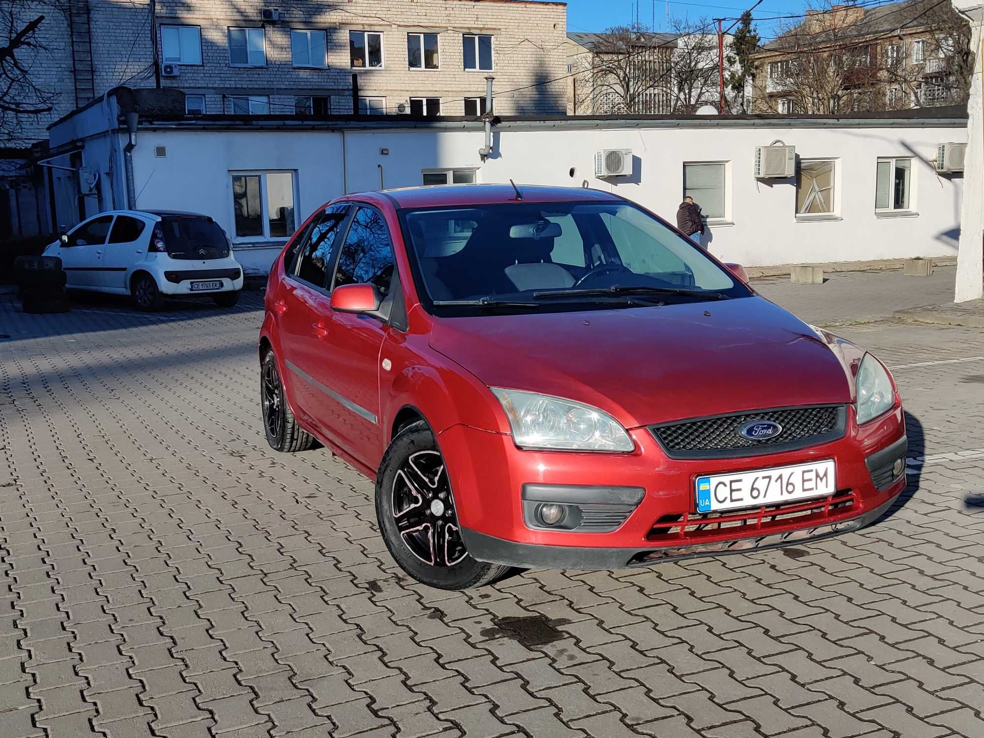 Ford Focus 2007 1.6 л Газ пропан-бутан Автомат Червоний