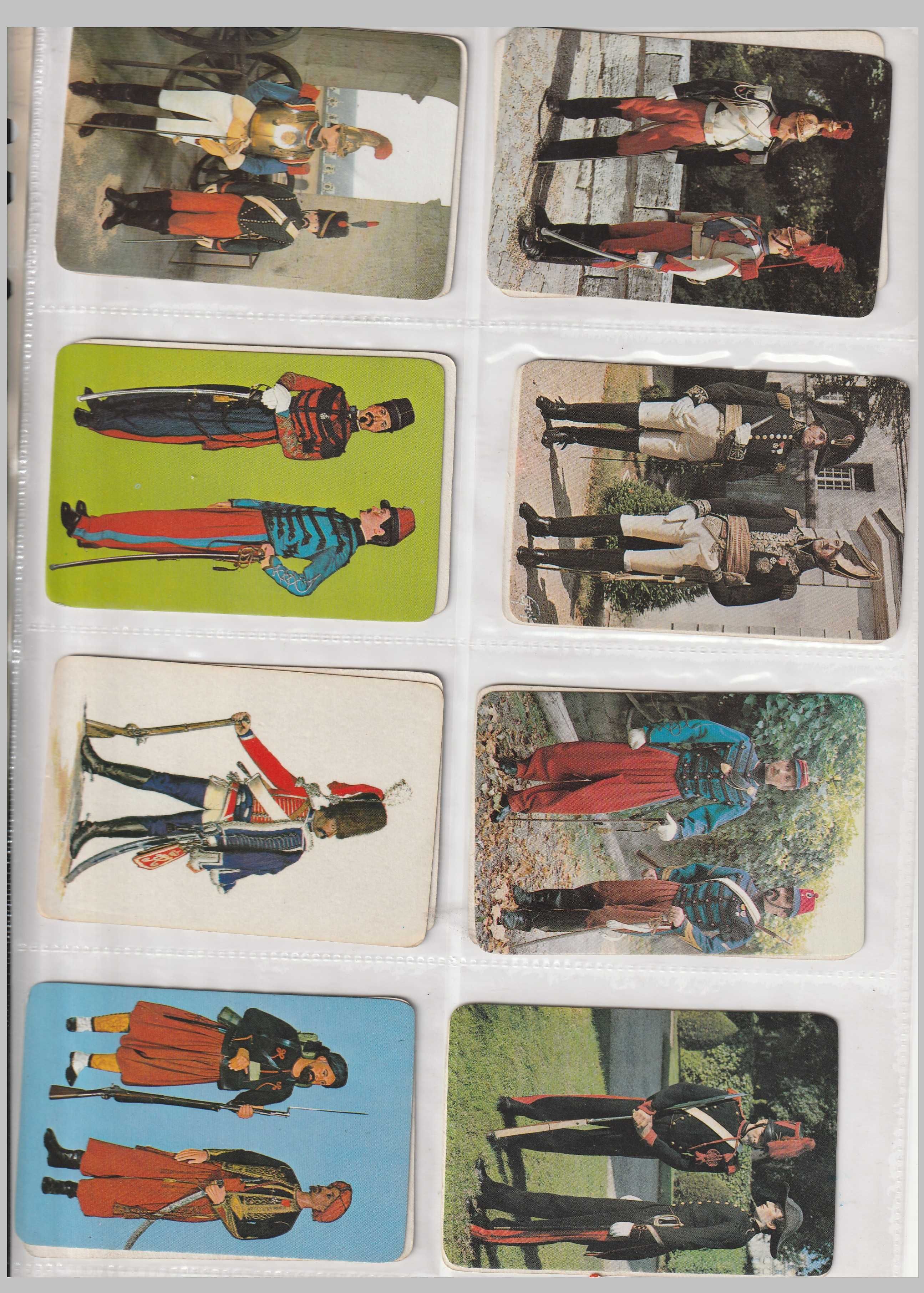 Coleção de 28 Calendários de bolso (Trajes poveiros + Uniformes)