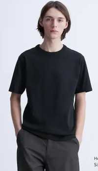 Uniqlo koszulka T-shirt czarna bawełna M nowa