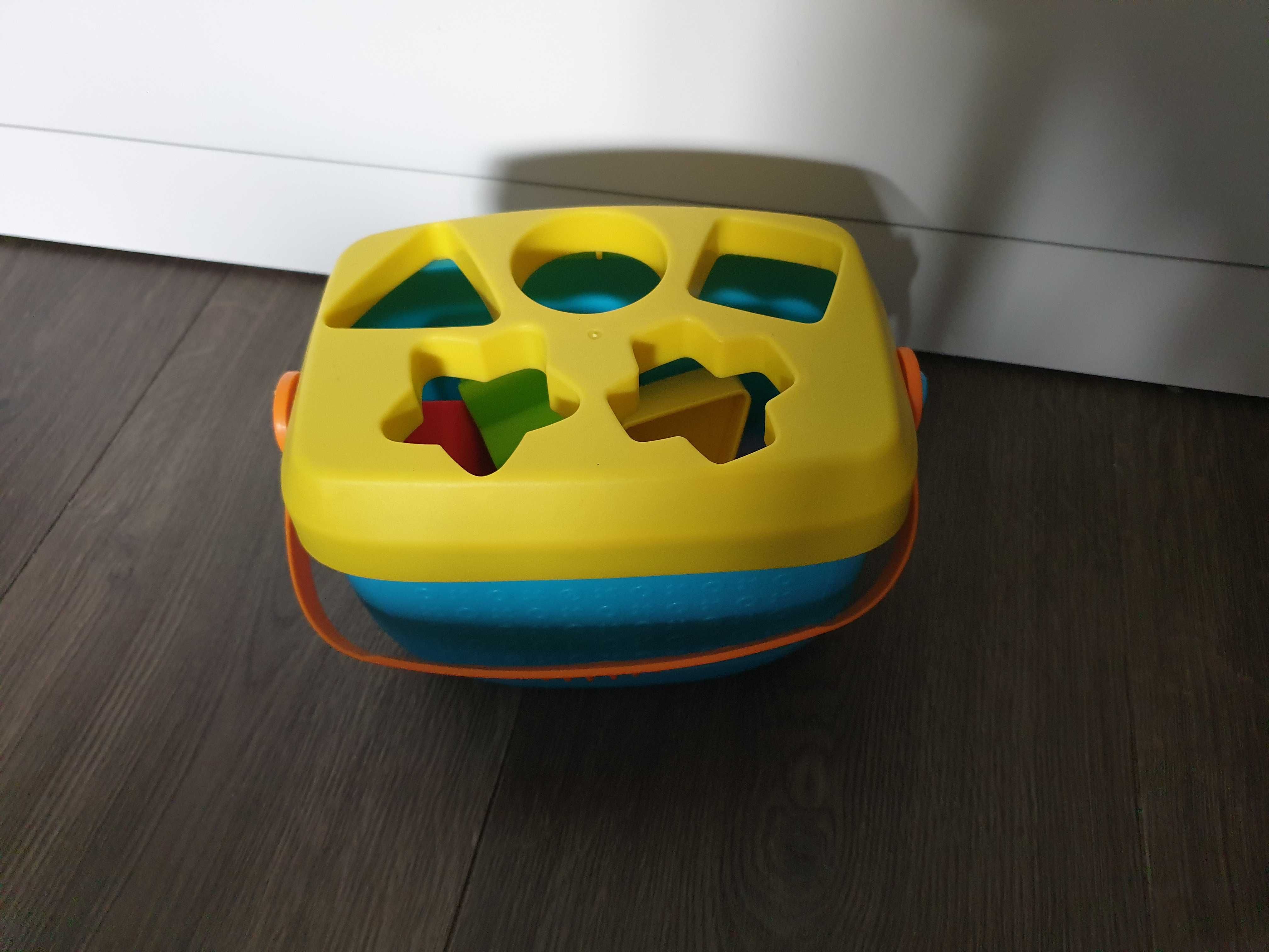 Sorter Fisher Price pierwsze klocki malucha w wiaderku