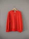 Pomarańczowa Bluza Crewneck Nike Center Logo M