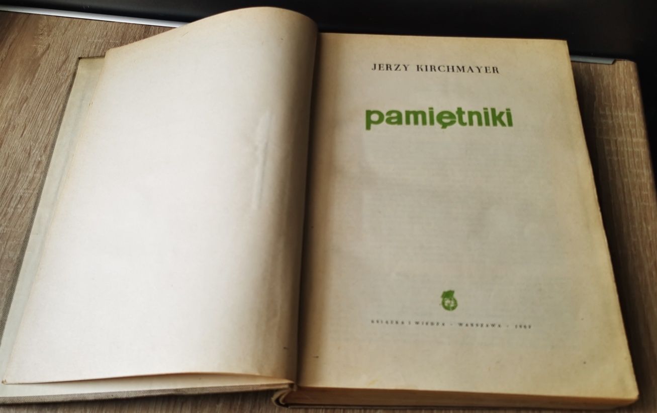 Pamiętniki, Jerzy Kirchmayer 1962 + przemówienie

z 1938 roku