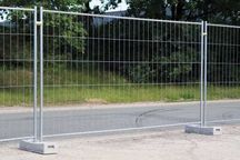 Ogrodzenie budowlane tymczasowe - zestaw 105 metrów